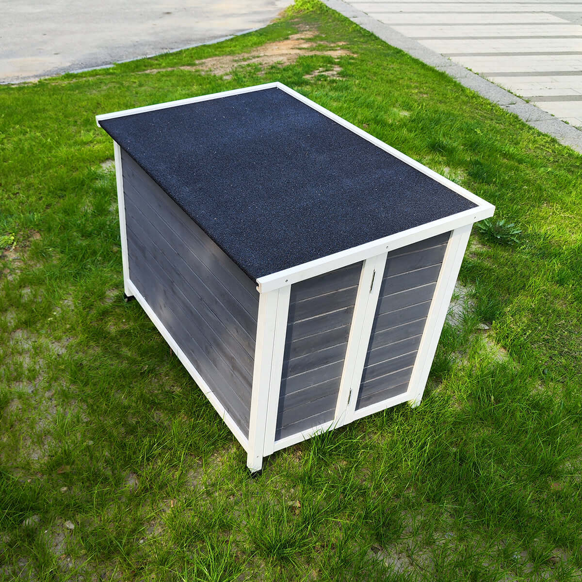 40" Wooden Dog House, Indoor & Outdoor, Foldable - supdog