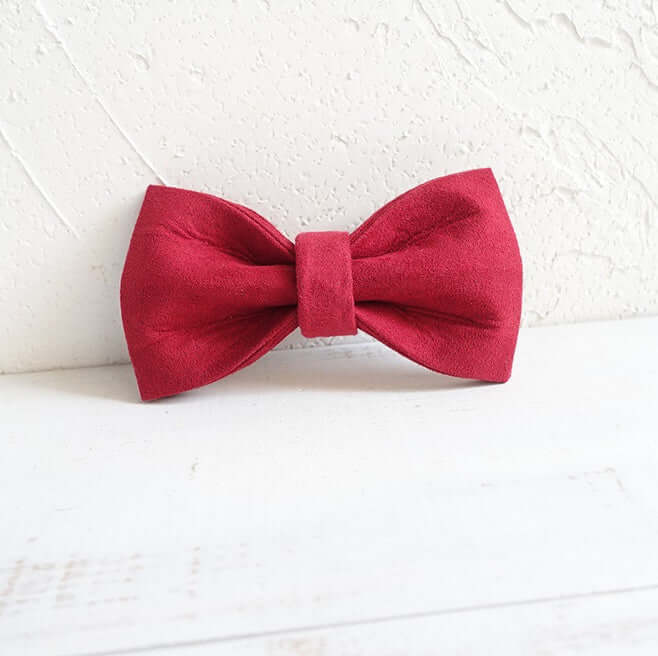 Red Dog Collar, Leash, Bow, Set cjdropshipping