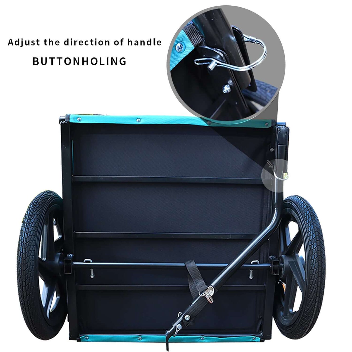 Foldable Dog Stroller, Bicycle Trailer GIGA