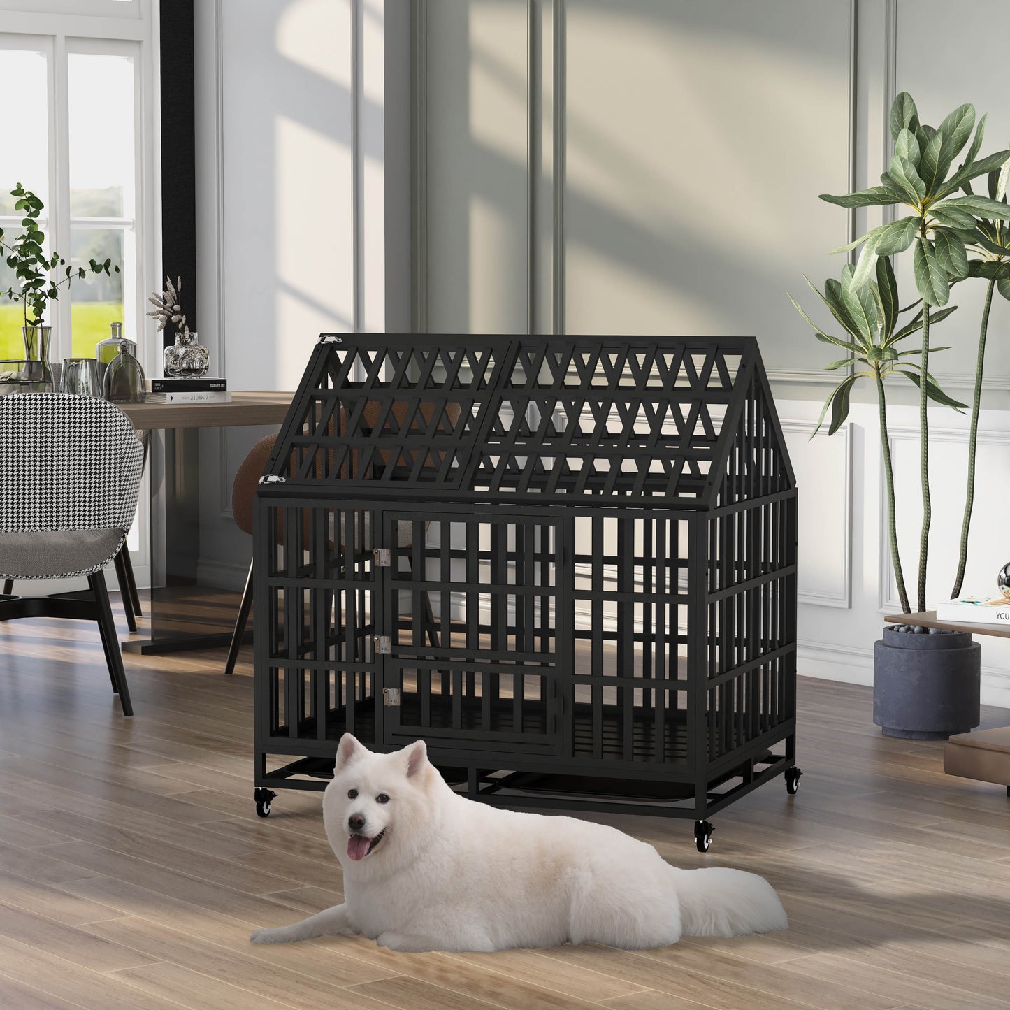 44" Heavy Duty Dog Crate