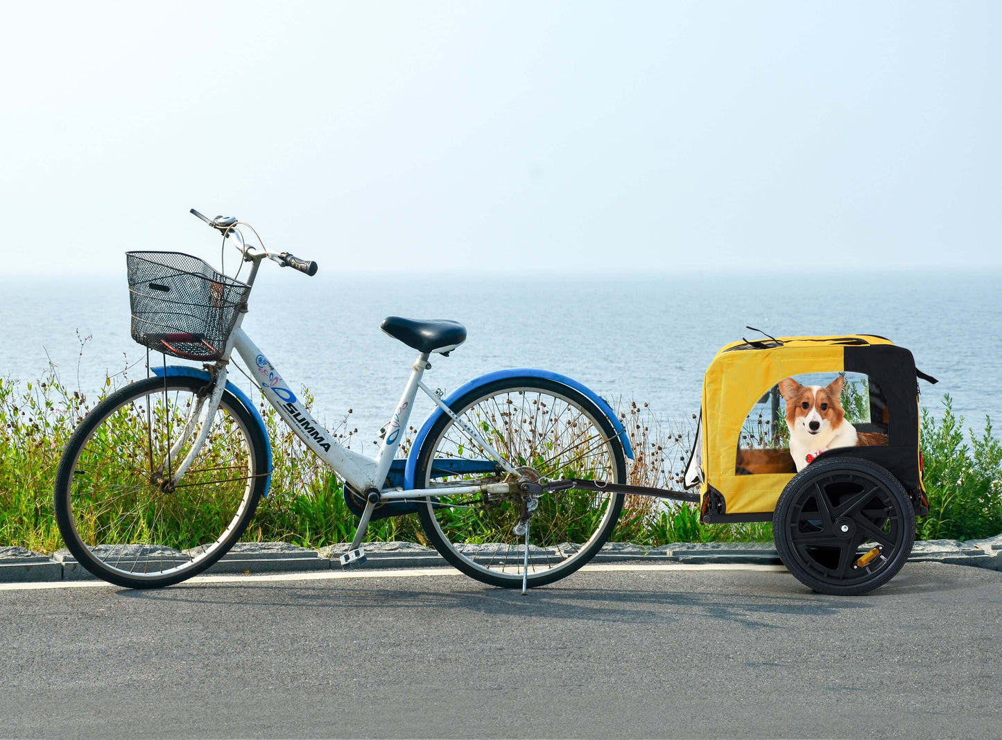 Foldable Dog Stroller, Bicycle Trailer - supdog