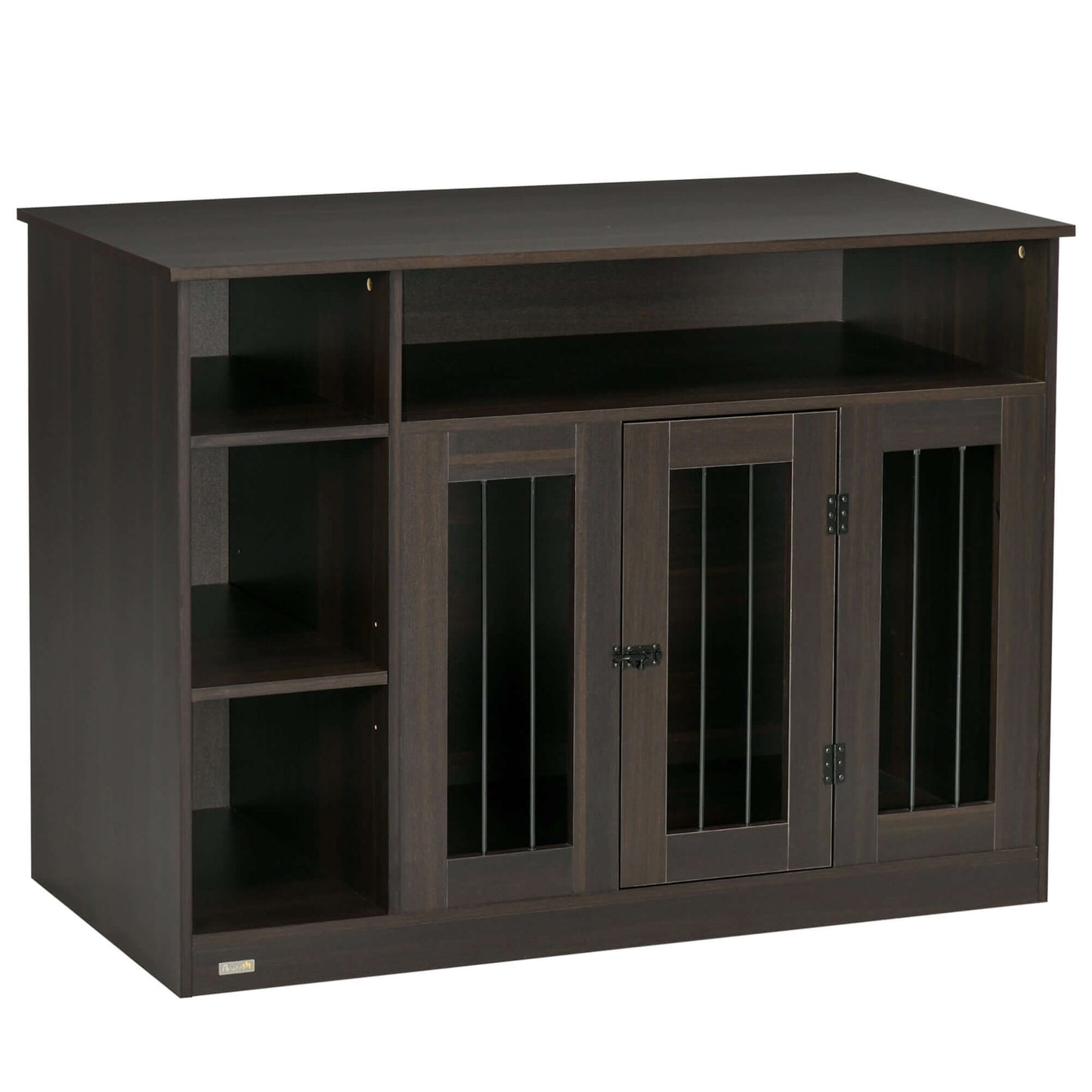 47" Dog Crate Furniture with Adjustable Shelf, Brown