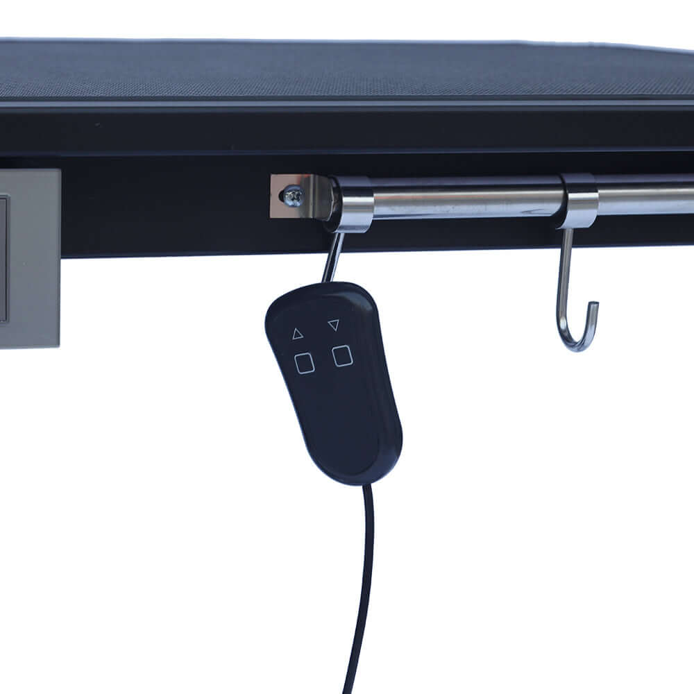 electric pet grooming table, 110V/220V professional groomer recommend super Deluxe electric pet grooming table, 110V/220V professional groomer recommend height adjust from 8 up to 36inch BLACK COLOR GIGA