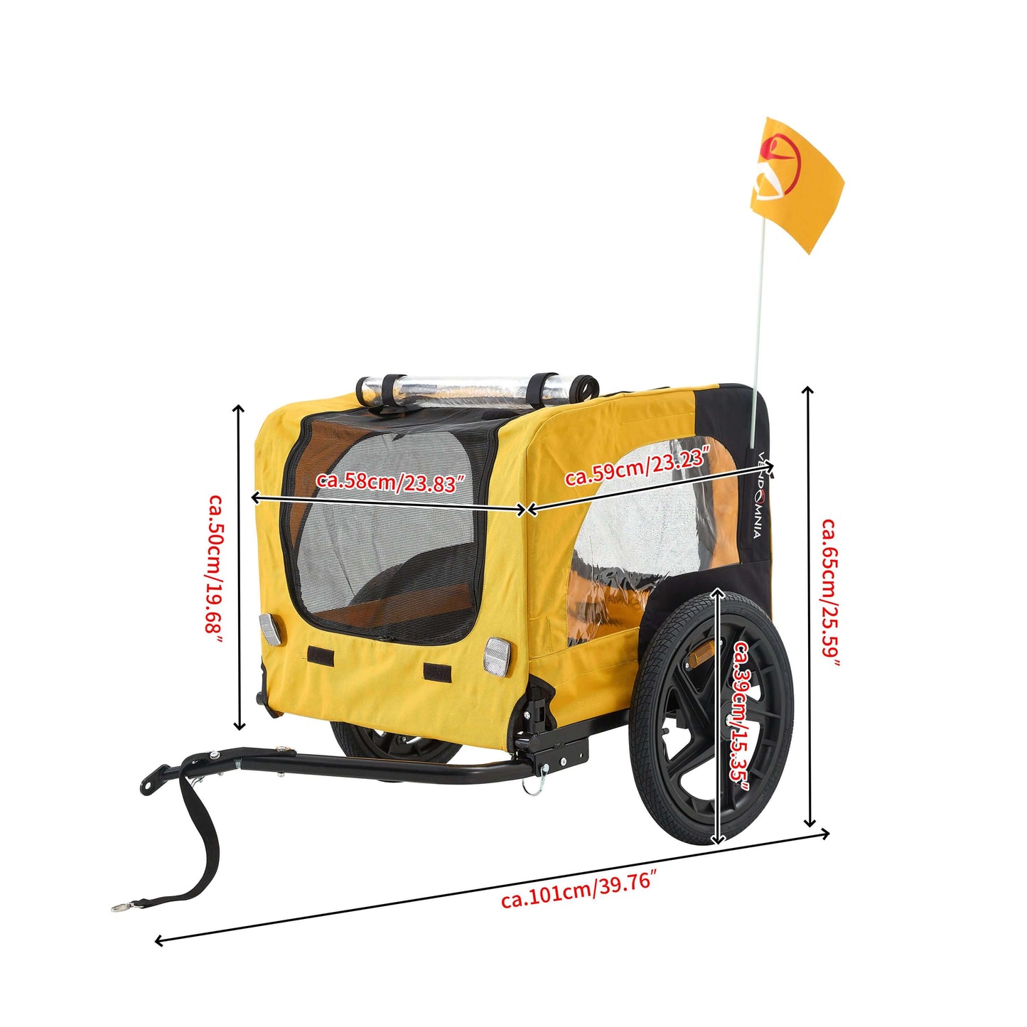 Foldable Dog Stroller, Bicycle Trailer - supdog