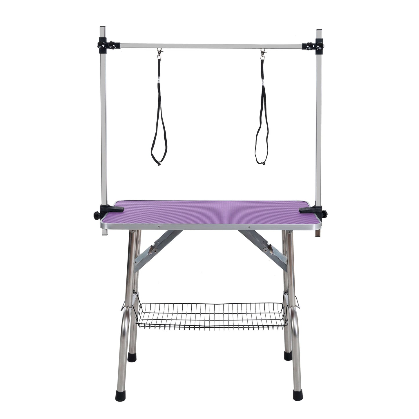 46" Folding Pet Grooming Table, Purple