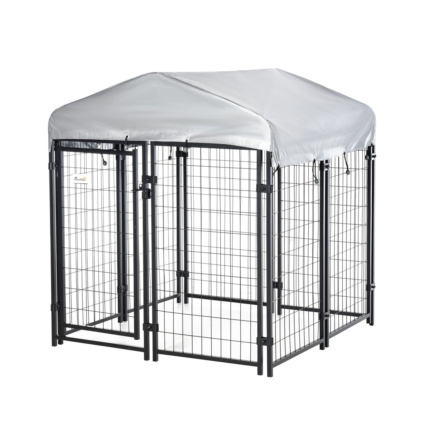 4' x 4' x 4.5' Dog Playpen with Lockable Door, Water-resistant Canopy