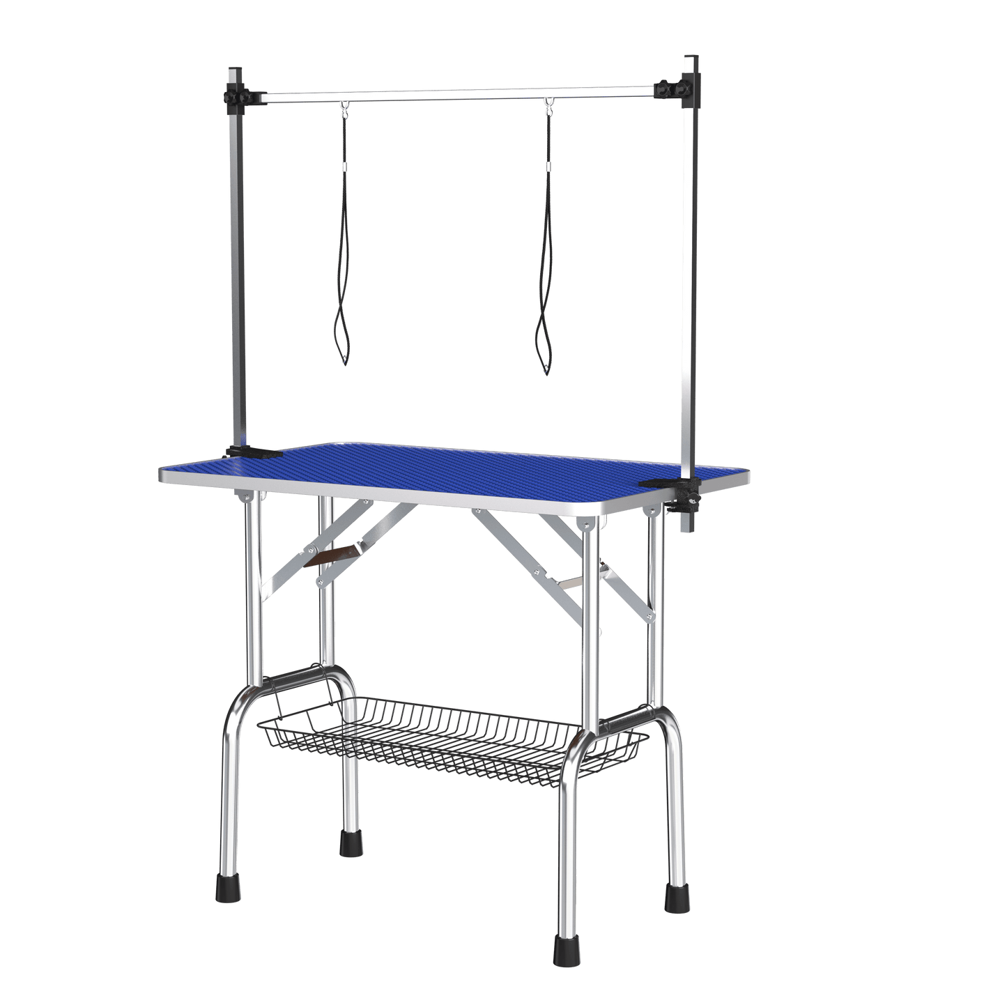 46" Folding Pet Grooming Table, Blue