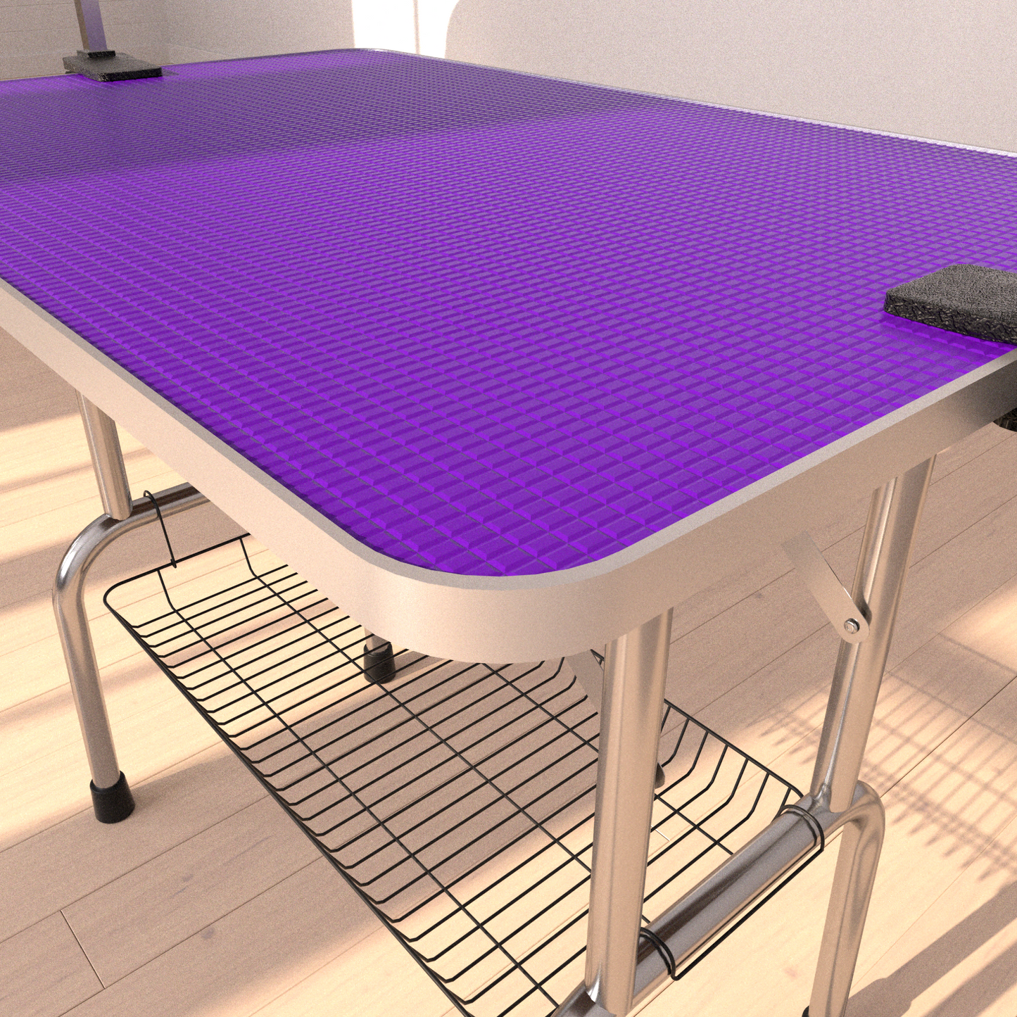46" Folding Pet Grooming Table, Purple