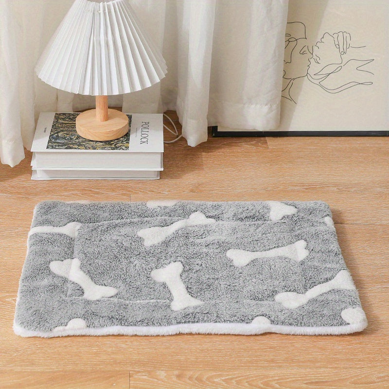 Self-Warming Washable Dog Bed Reversible Fleece cjdropshipping