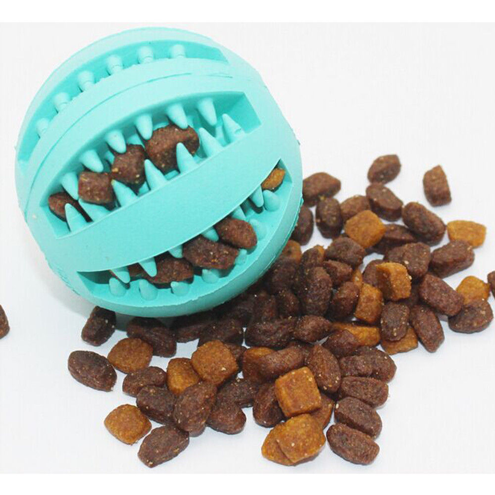 Rubber Mint Feeding Ball with Built-in Food Storage Bin: Dental Health and Fun! cjdropshipping