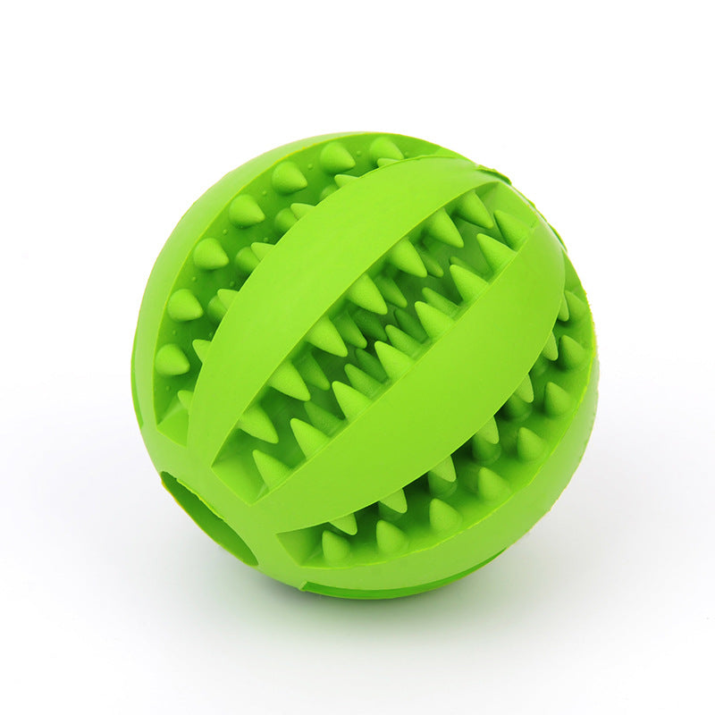 Rubber Mint Feeding Ball with Built-in Food Storage Bin: Dental Health and Fun! cjdropshipping