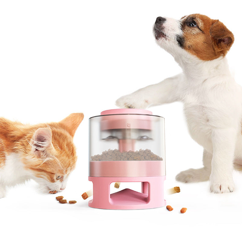 Dog Food Feeder Catapult: Educational Dog Toy for Just One Snap of Food! - supdog