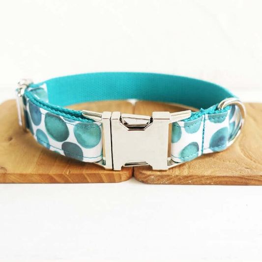 Bohemian Blue Dog Collar cjdropshipping