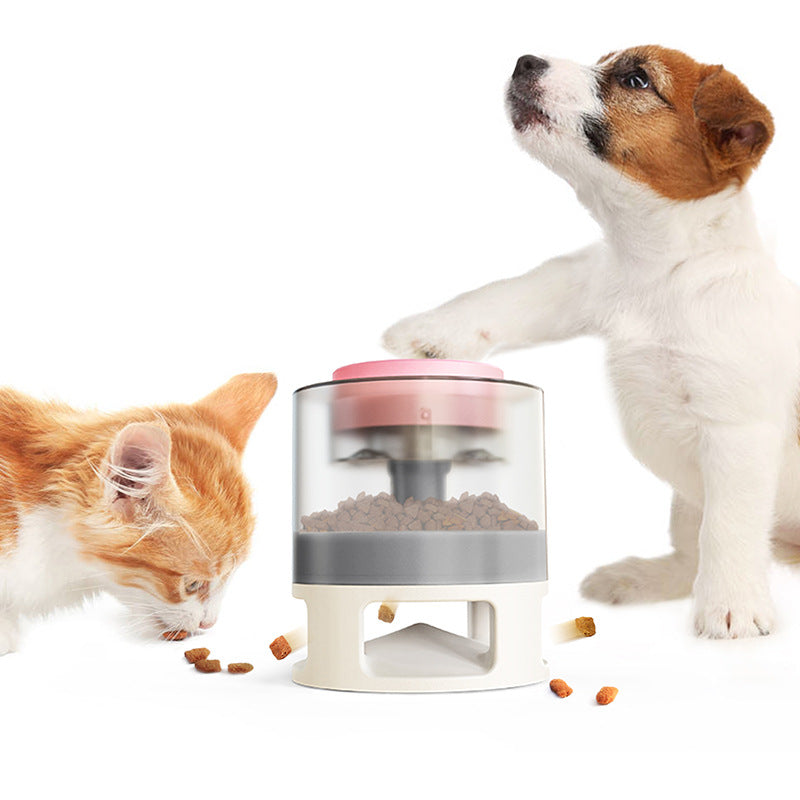 Dog Food Feeder Catapult: Educational Dog Toy for Just One Snap of Food! - supdog