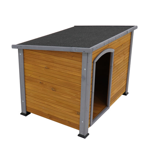 44" Wooden Dog House Indoor & Outdoor GIGA