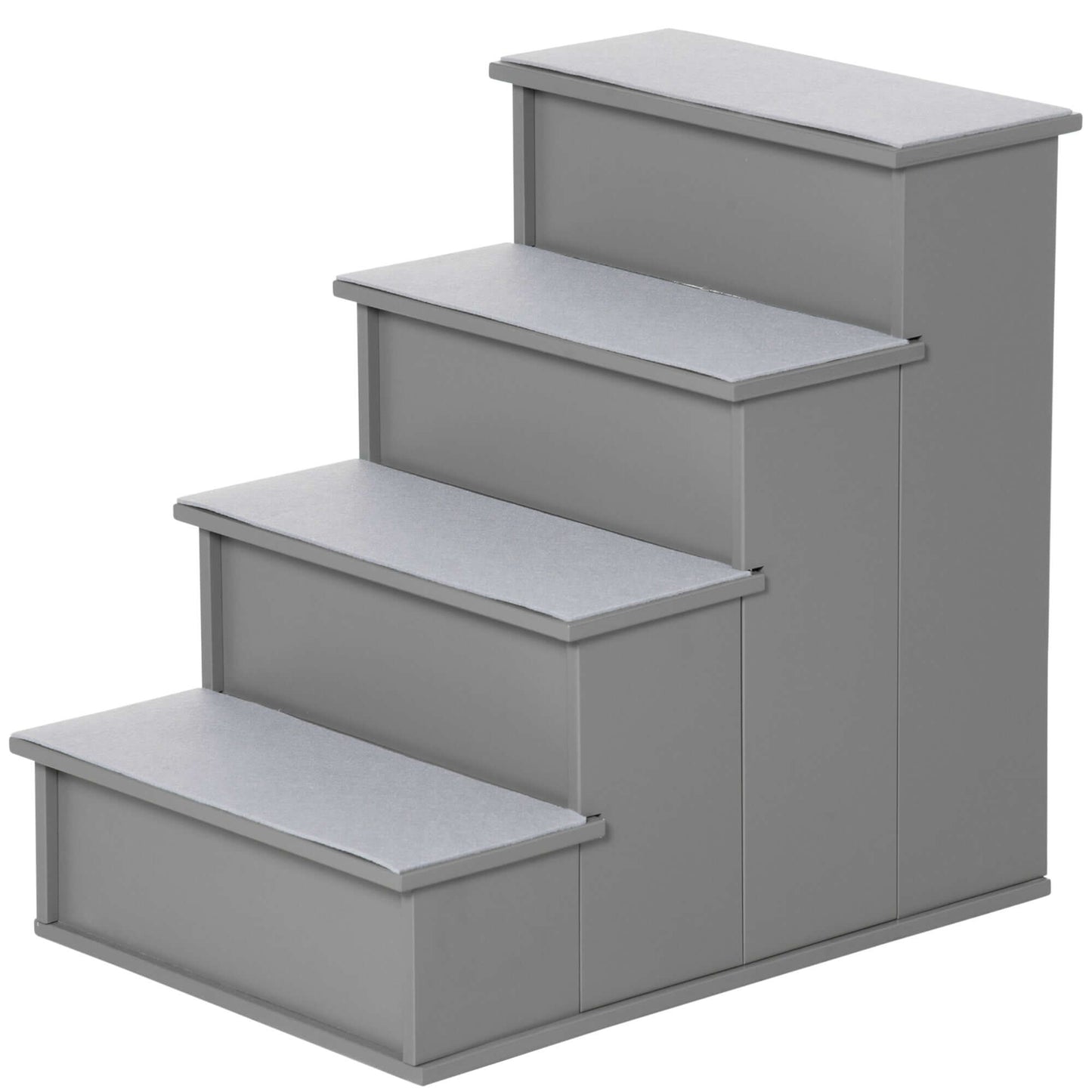 Pet Stairs, Cushioned Removable Covering, Dogs Up To 22 Lbs., Grey