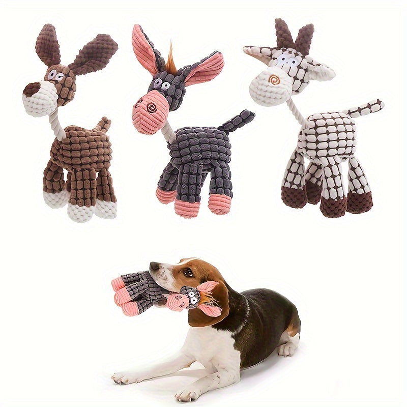 Adorable Squeaky Dog Toys for Puppies: Soft, Durable, and Perfect for Small to Medium Dogs cjdropshipping