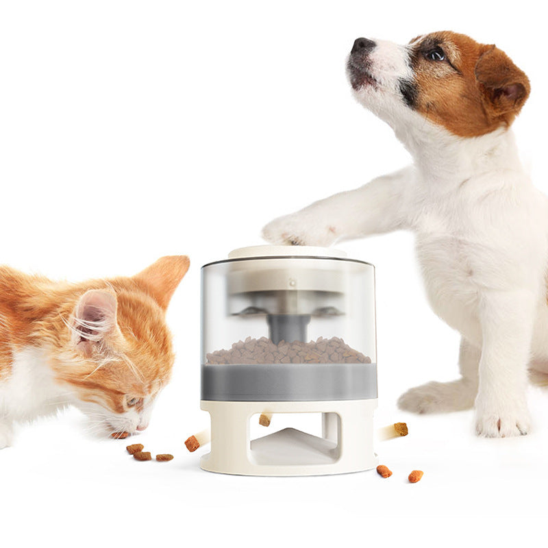 Dog Food Feeder Catapult: Educational Dog Toy for Just One Snap of Food! - supdog