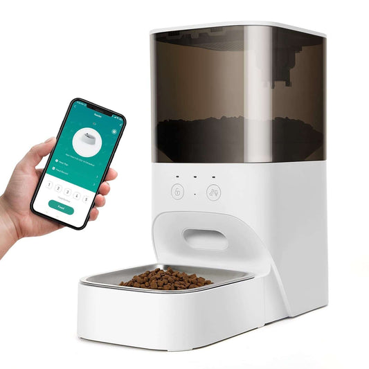 Premium Stainless Steel Automatic Pet Feeder with Timed APP Control GIGA